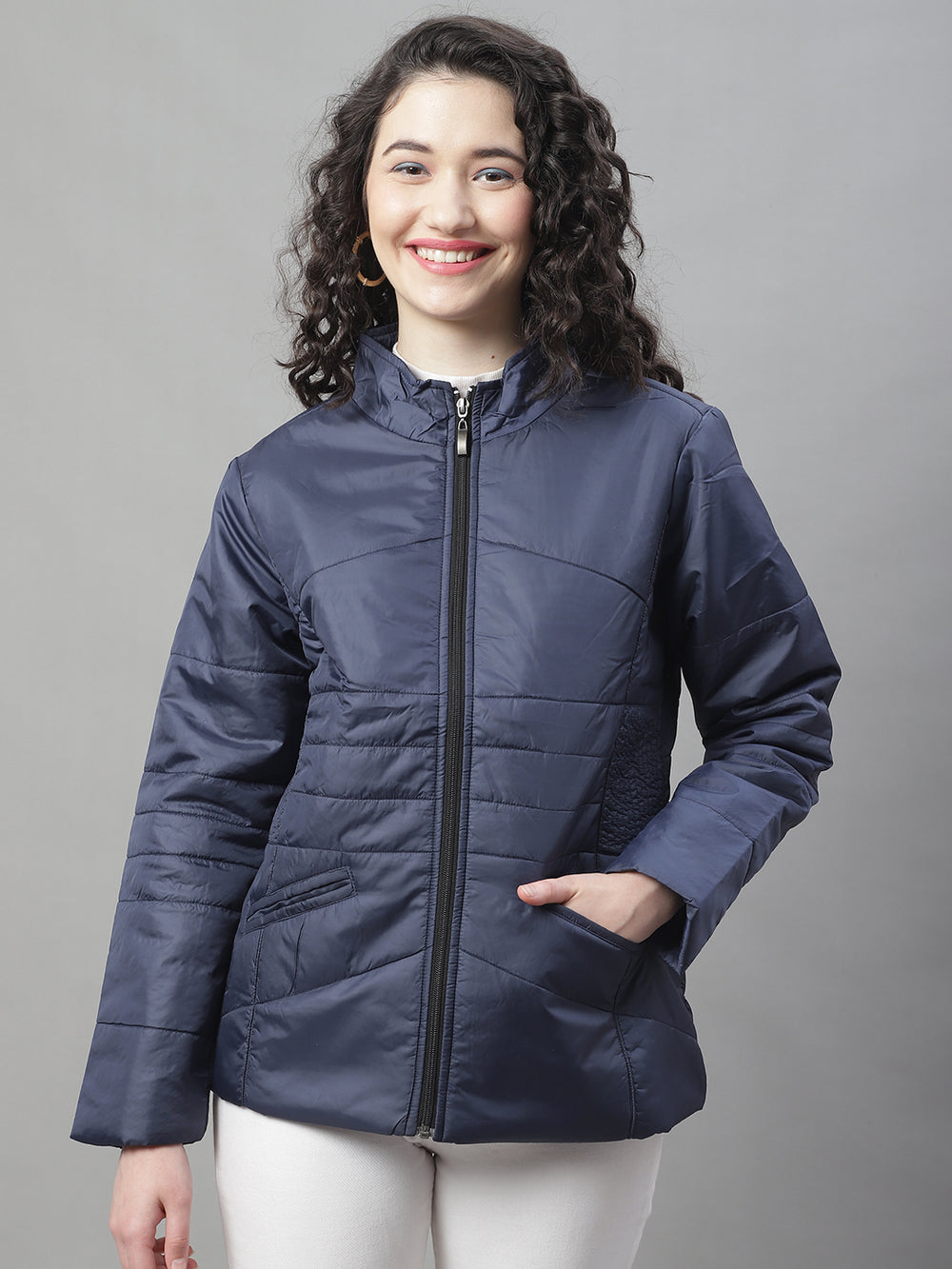 Women Jacket HM-369 - Navy