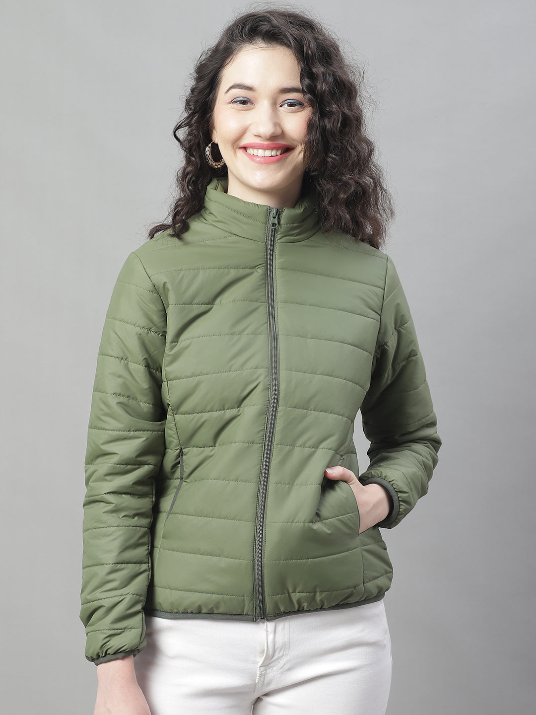 Women Jacket HM-372 - Olive