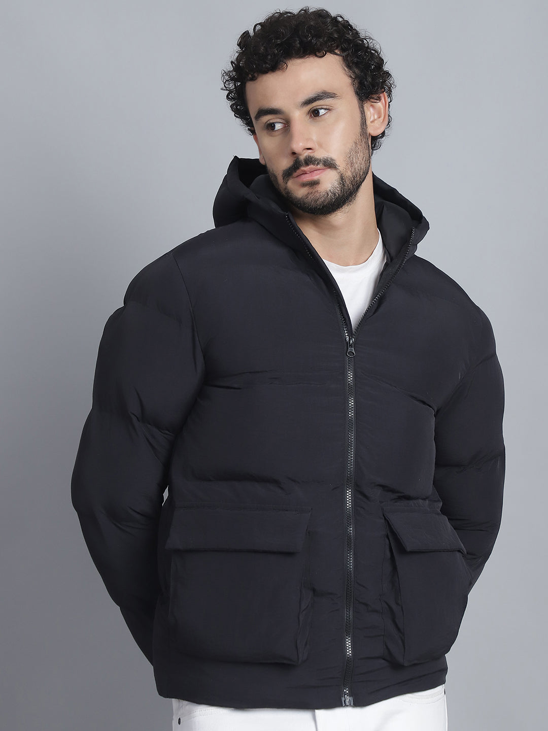 Men Jacket HM-456A - Black