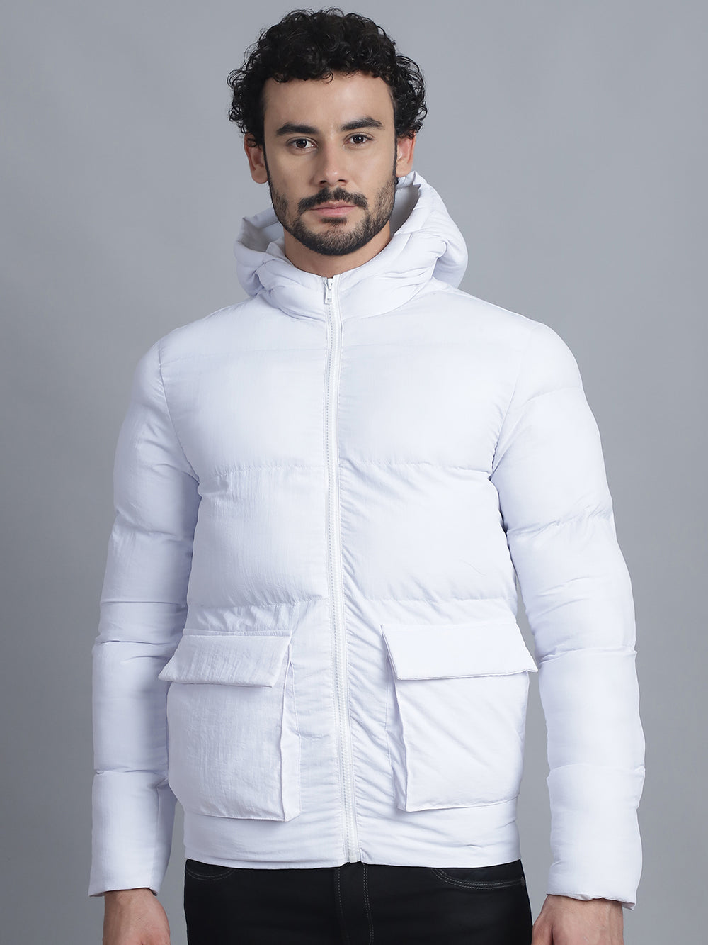 Men Jacket HM-456 - White