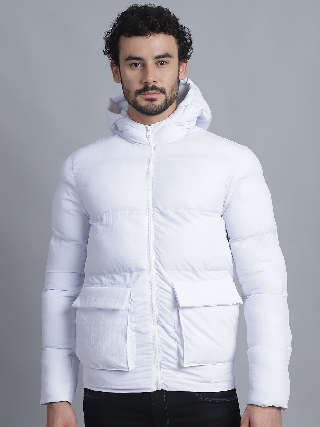 Men Jacket HM-456 - White