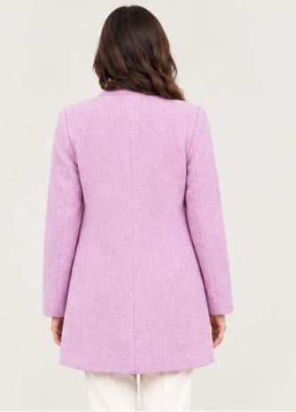 House of Vedas Women's Hip covering coat HM-510 Purple.