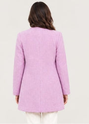 House of Vedas Women's Hip covering coat HM-510 Purple.