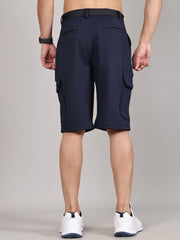 Men Training or Gym Cargo Shorts HM-2204 - Navy