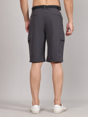 Men Training or Gym Cargo Shorts HM-2201 - Charcoal