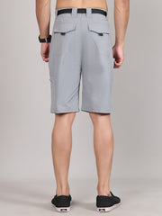 Men Training or Gym Cargo Shorts HM-2202 - Grey River