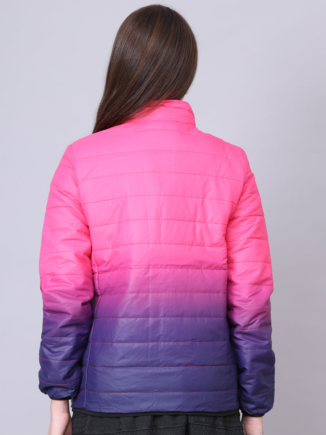 Women Jacket HM-474 - Pink / Blue