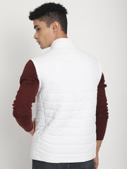 Men Sleeveless Jacket HM-367 - White