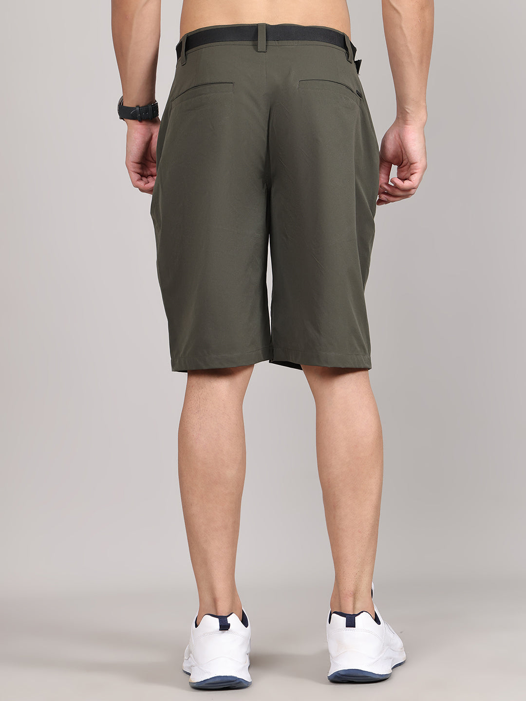 Men Training or Gym Cargo Shorts HM-2205 - Olive