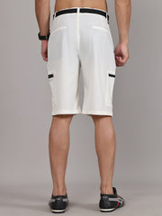 Men Training or Gym Cargo Shorts HM-2201 - Stone