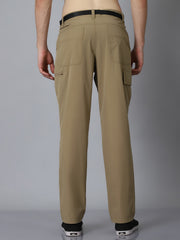 Men Comfort Easy Wash Cargo Trousers HM-2062 - Beige