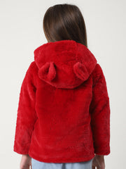 Girls Jacket HM-1108B - Red
