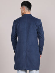 Men Notched Lapel Overcoat HMC-505 - Airforce