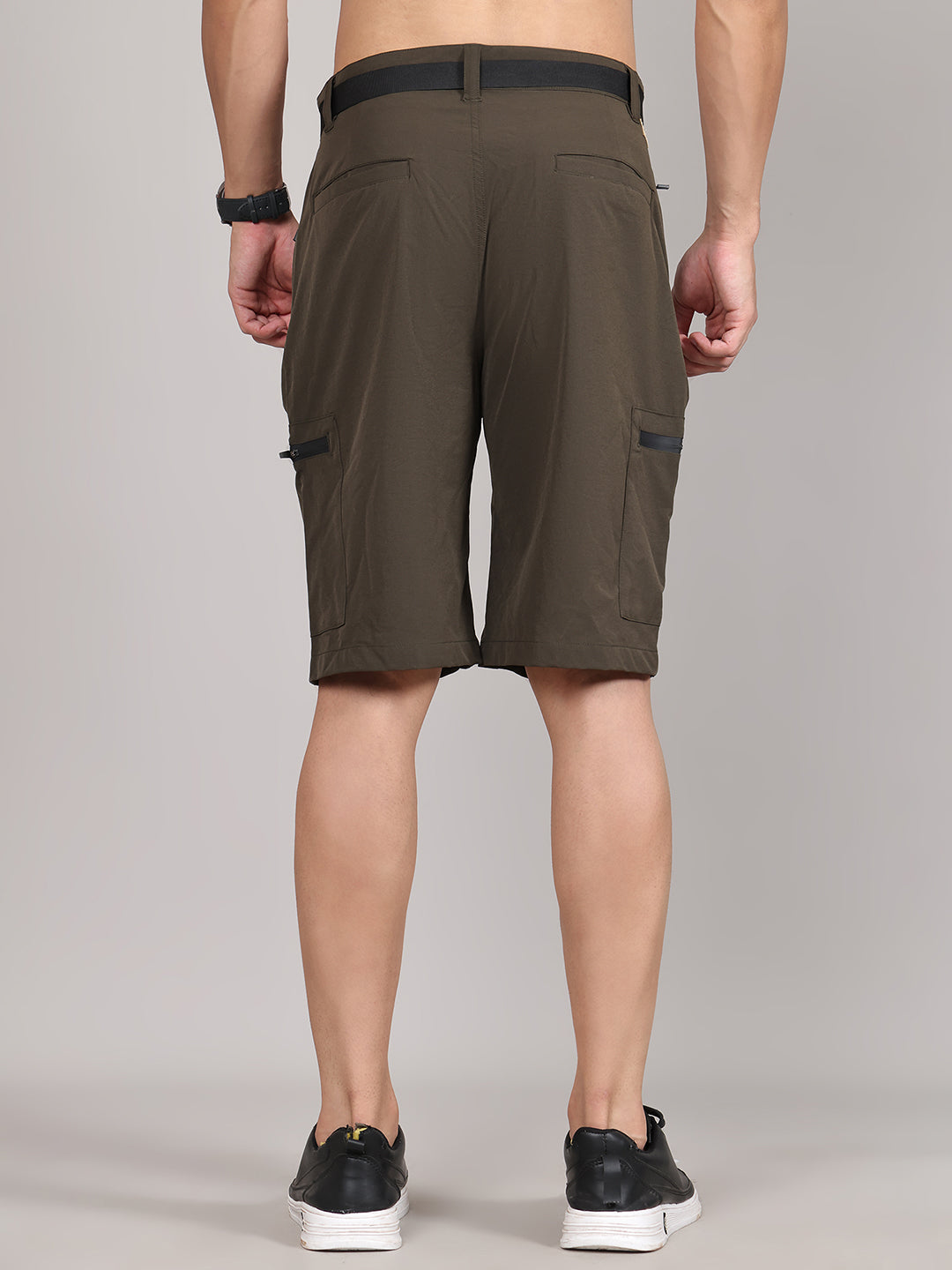 Men Training or Gym Cargo Shorts HM-2201 - Olive