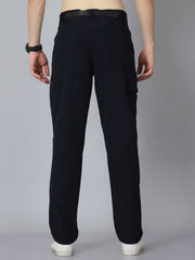 Men Comfort Easy Wash Cargo Trousers HM-2061 - Navy