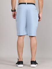 Men Training or Gym Cargo Shorts HM-2205 - Sky