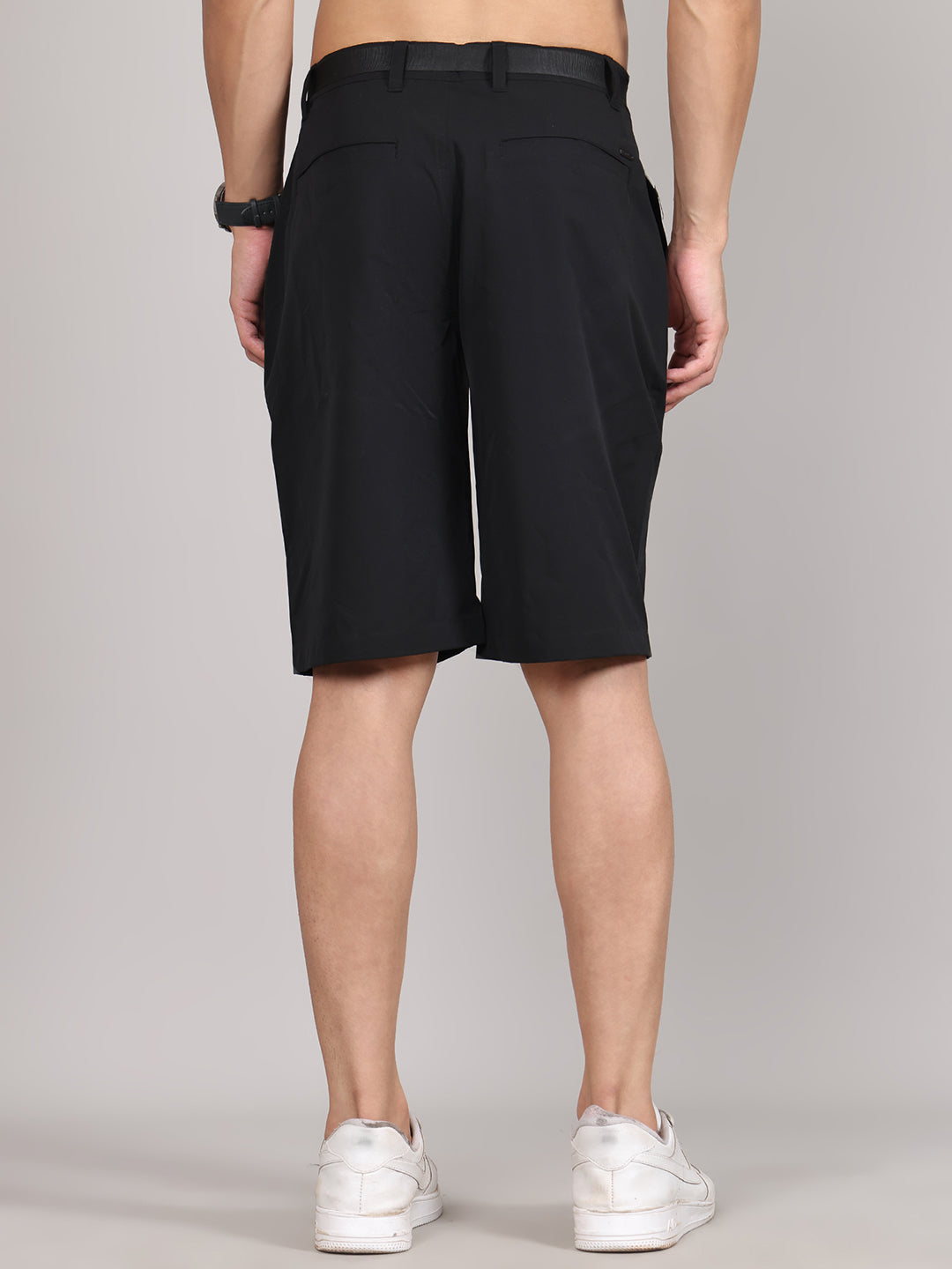 Men Training or Gym Cargo Shorts HM-2205 - Black