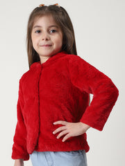 Girls Jacket HM-1108B - Red