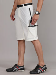 Men Training or Gym Cargo Shorts HM-2201 - Stone