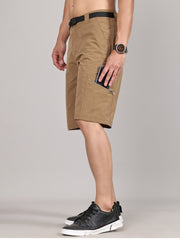 Men Training or Gym Cargo Shorts HM-2202 - Khaki