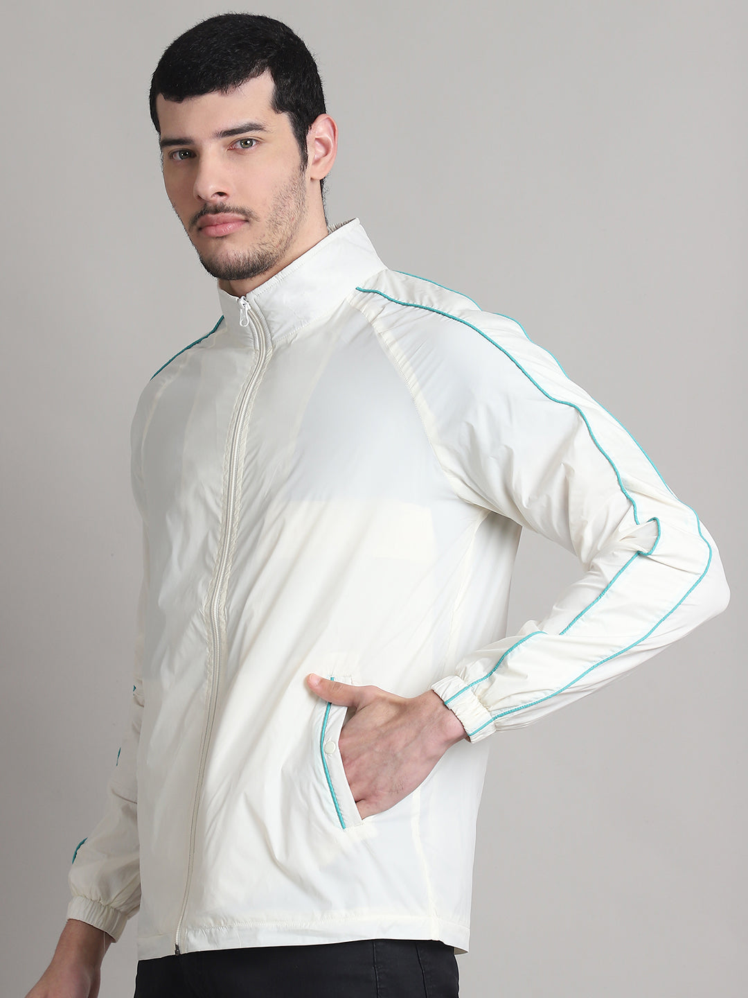 Men Windcheater HM-702 - Off White