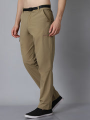 Men Comfort Easy Wash Cargo Trousers HM-2062 - Beige