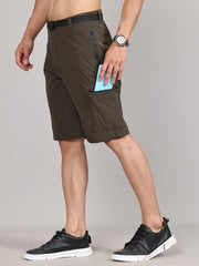 Men Training or Gym Cargo Shorts HM-2201 - Olive