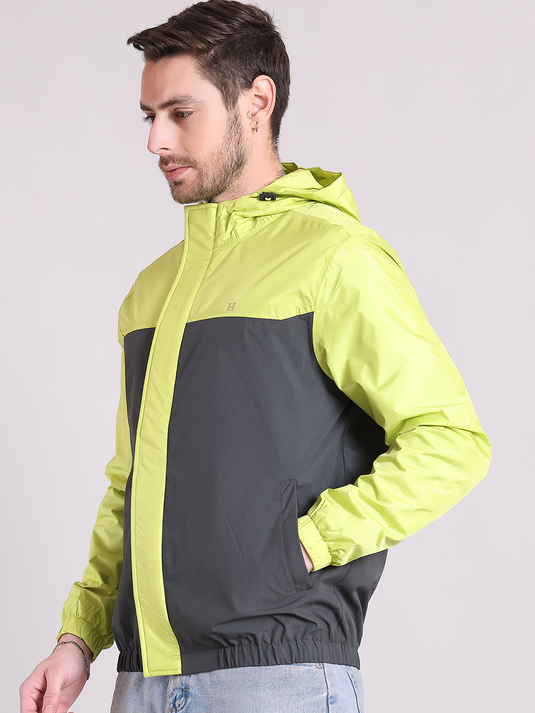 Men Rainwear HM-200 - Lemon / Dark Grey
