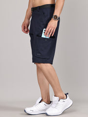 Men Training or Gym Cargo Shorts HM-2204 - Navy