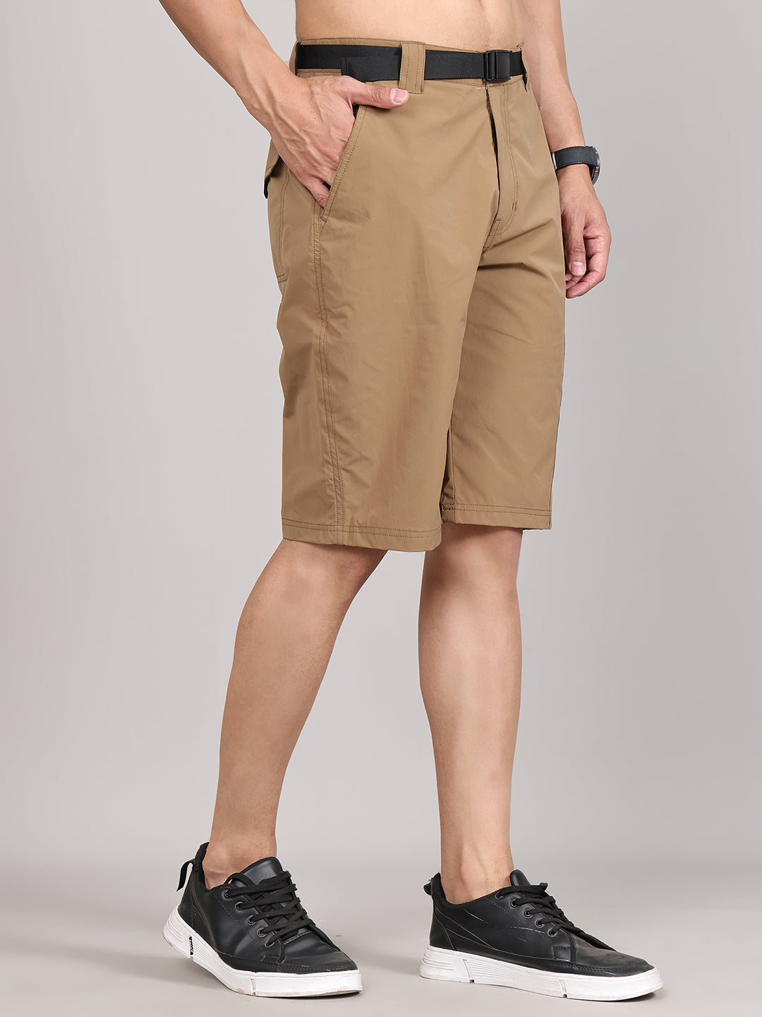 Men Training or Gym Cargo Shorts HM-2202 - Khaki