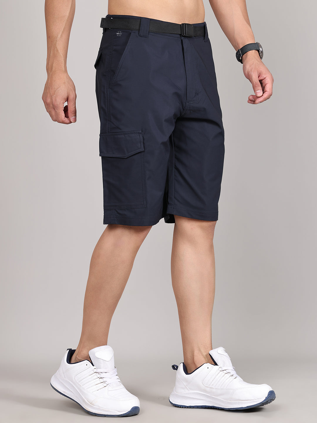 Men Regular Fit Dri-FIT Cargo Shorts HM-2200 - Navy