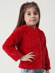 Girls Jacket HM-1108B - Red