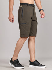 Men Training or Gym Cargo Shorts HM-2201 - Olive