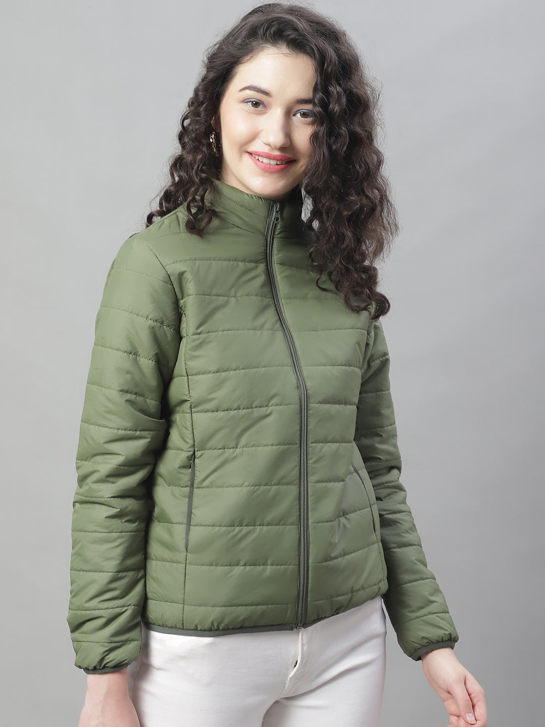 Women Jacket HM-372 - Olive