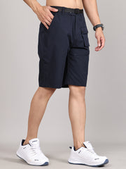 Men Training or Gym Cargo Shorts HM-2205 - Navy