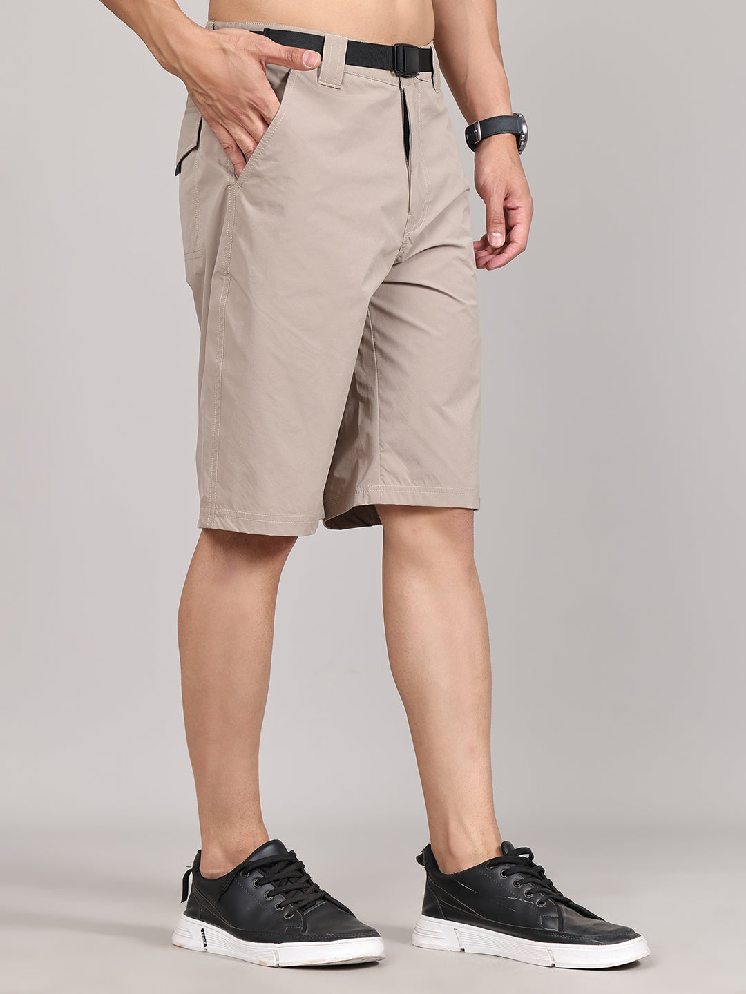 Men Training or Gym Cargo Shorts HM-2202 - Camel