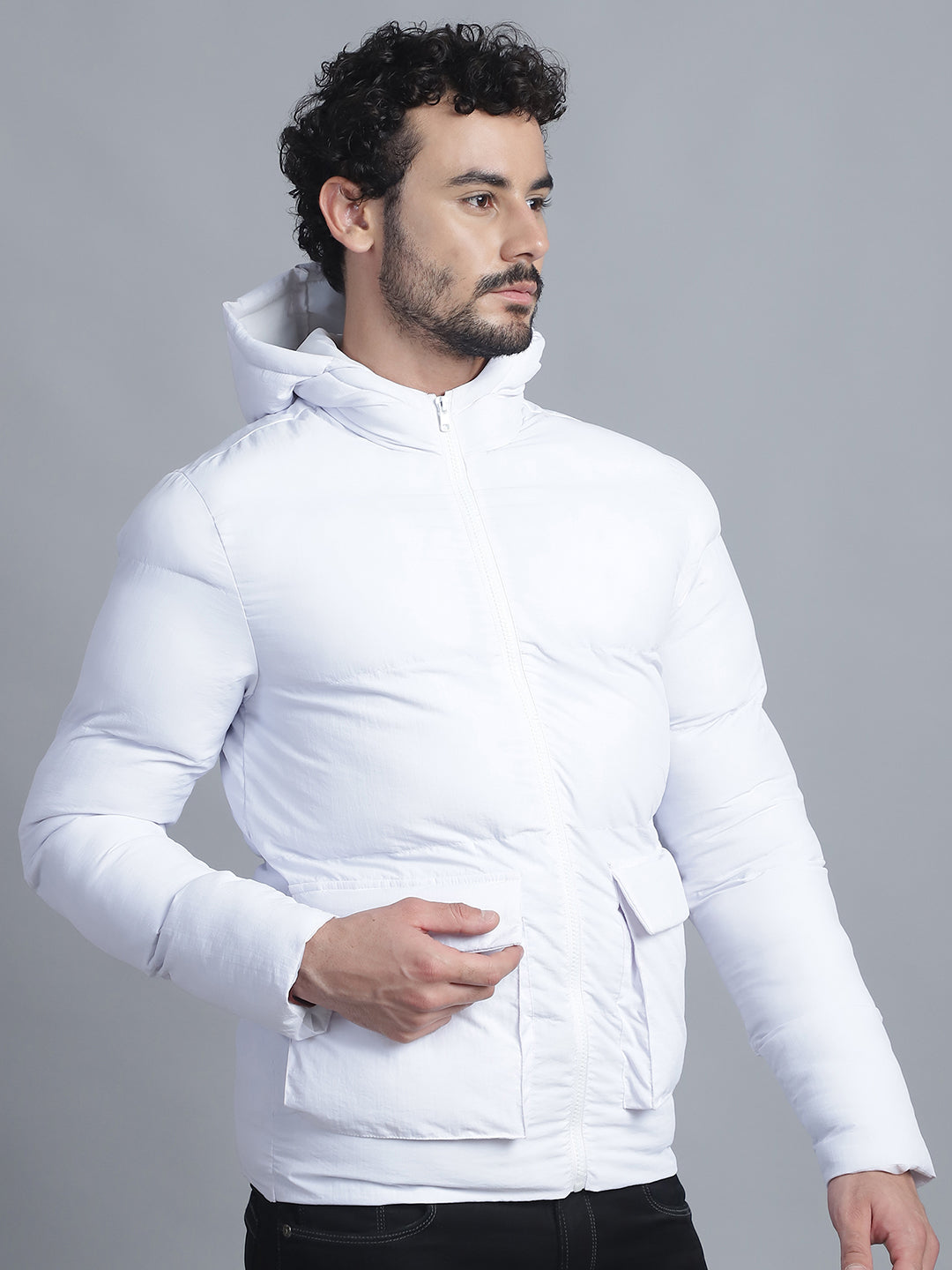 Men Jacket HM-456 - White