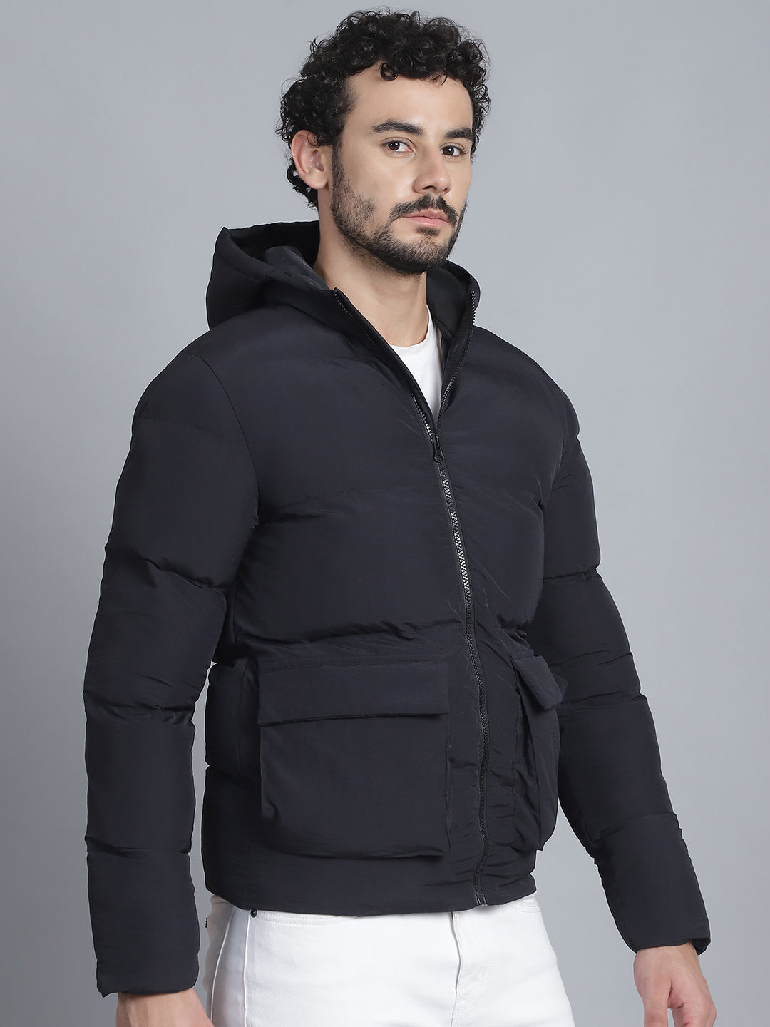Men Jacket HM-456A - Black
