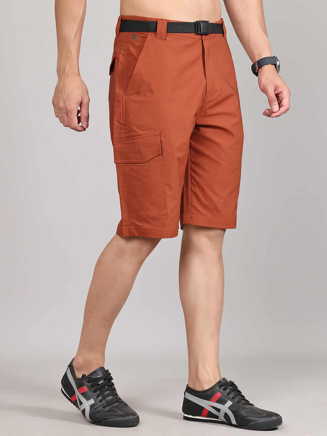 Men Regular Fit Dri-FIT Cargo Shorts HM-2200 - Rust