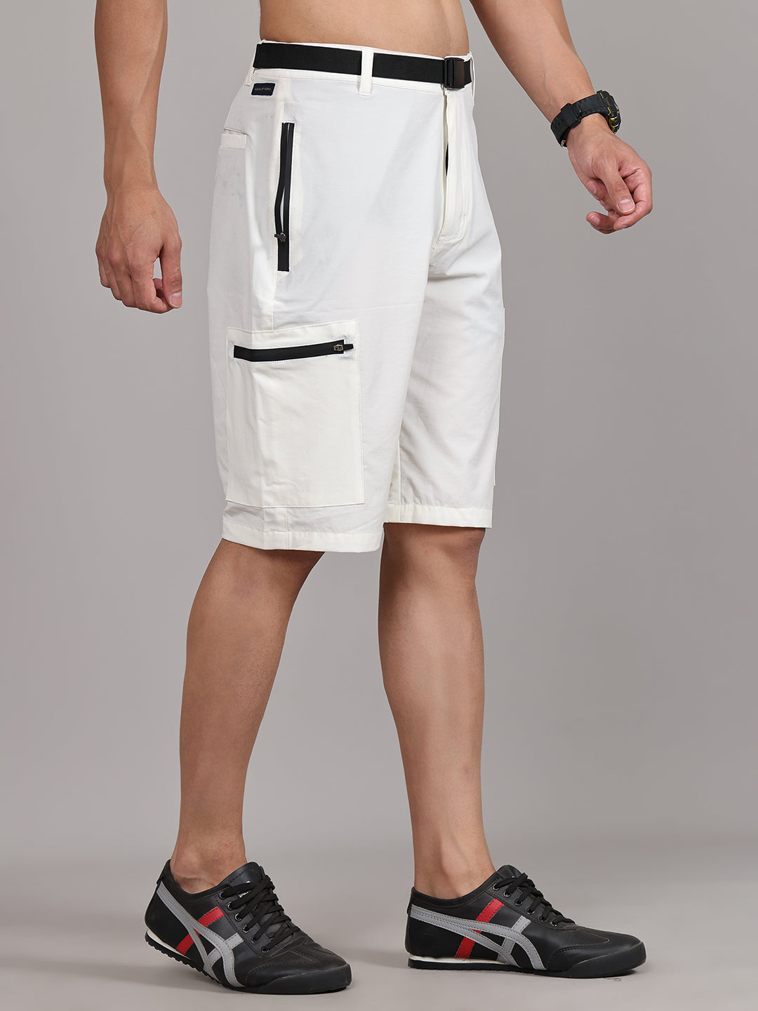 Men Training or Gym Cargo Shorts HM-2201 - Stone