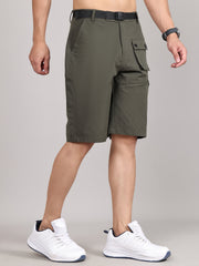 Men Training or Gym Cargo Shorts HM-2205 - Olive