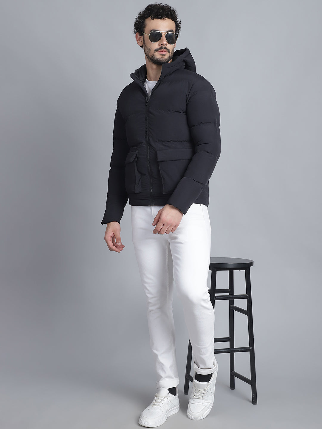 Men Jacket HM-456A - Black