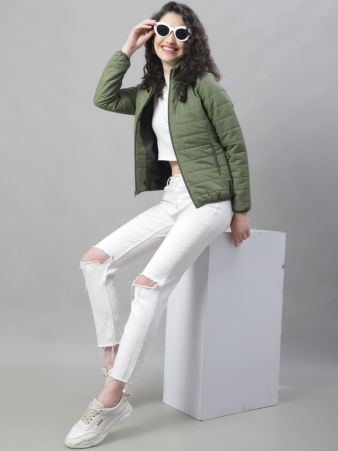 Women Jacket HM-372 - Olive