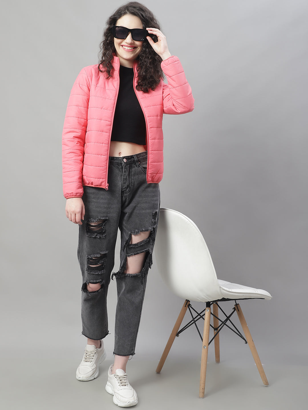 Women Jacket HM-372 - Dark Pink