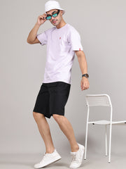 Men Training or Gym Cargo Shorts HM-2205 - Black