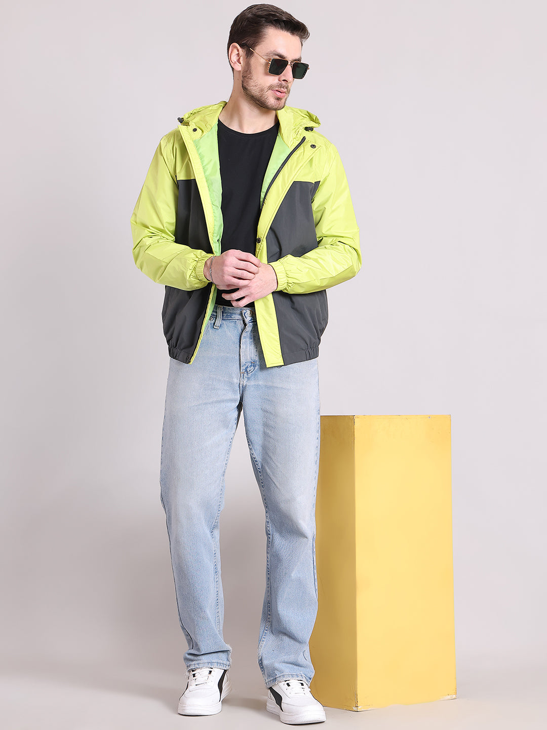 Men Rainwear HM-200 - Lemon / Dark Grey