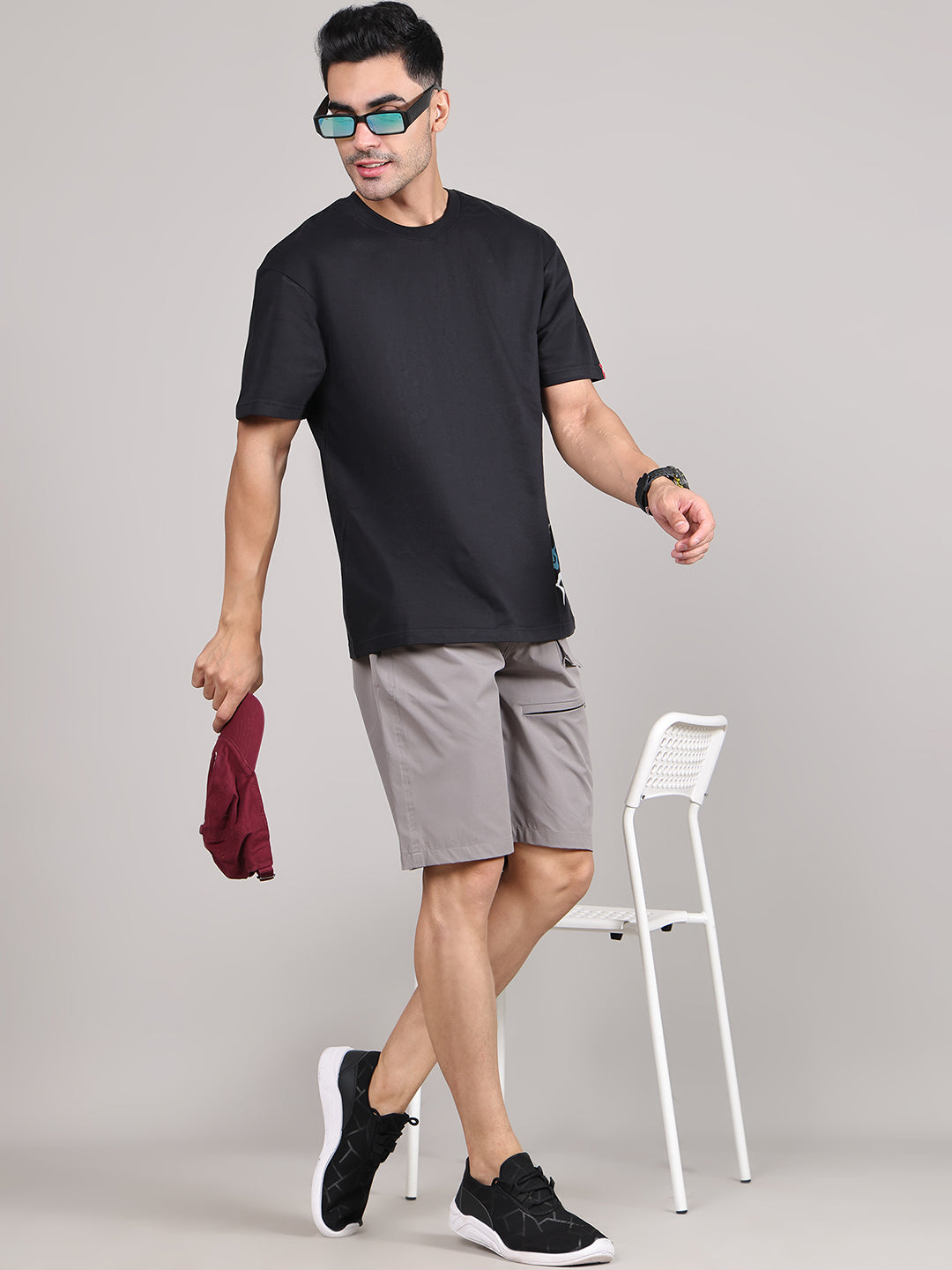 Men Training or Gym Cargo Shorts HM-2205 - Mouse