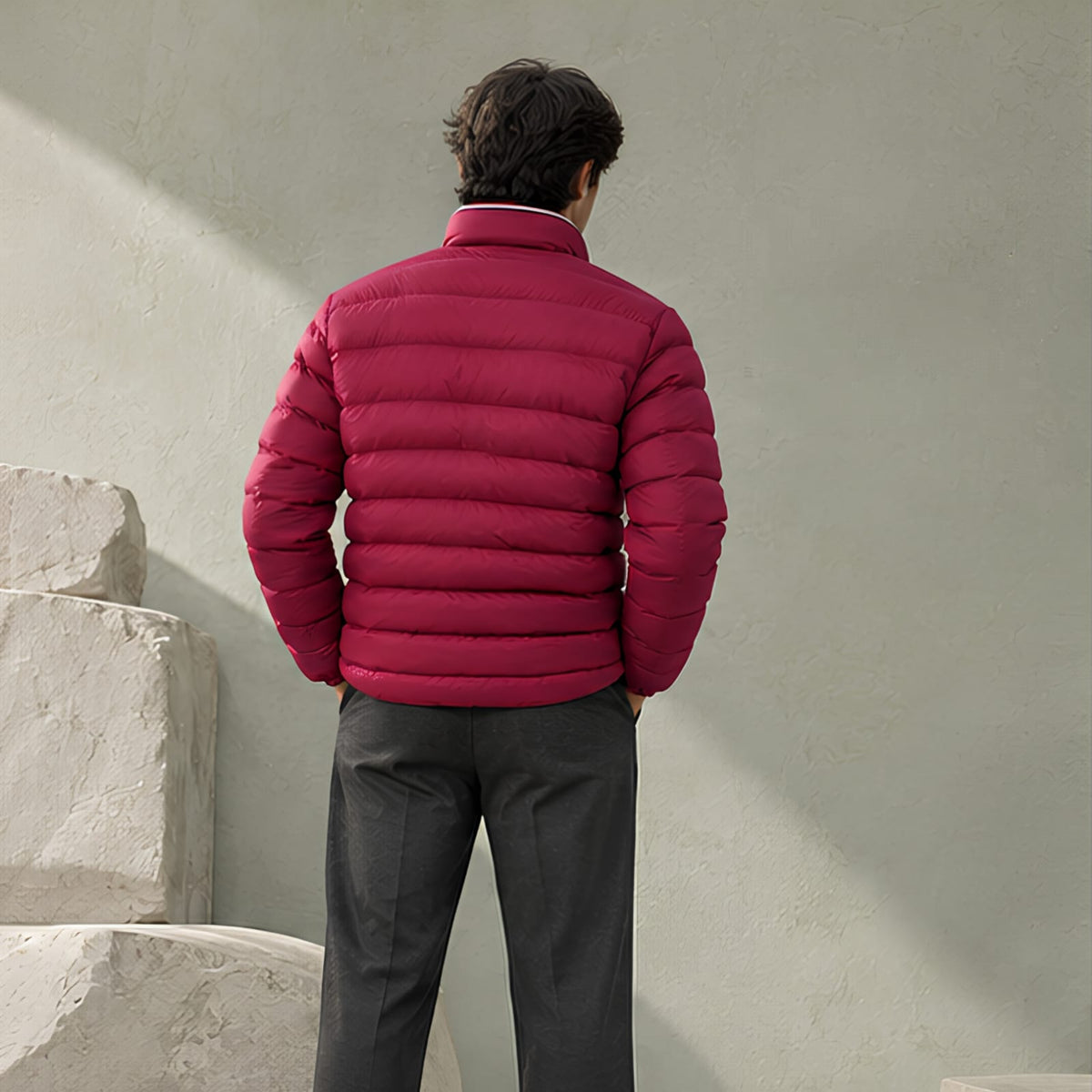 Men Jacket SGKJK-451 - Maroon
