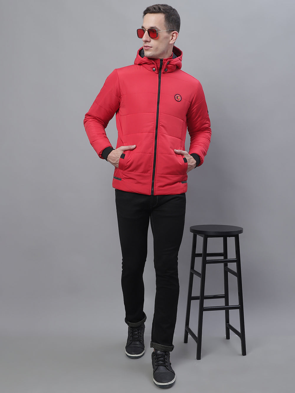Men Jacket HM-321 - Red