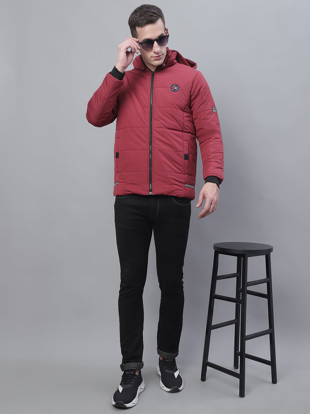 Men Jacket HM-322 - Maroon